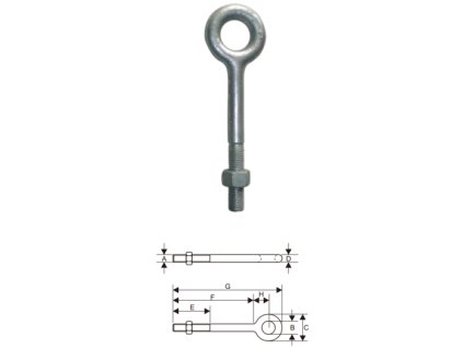 Šrouby s okem pravidelného G 291