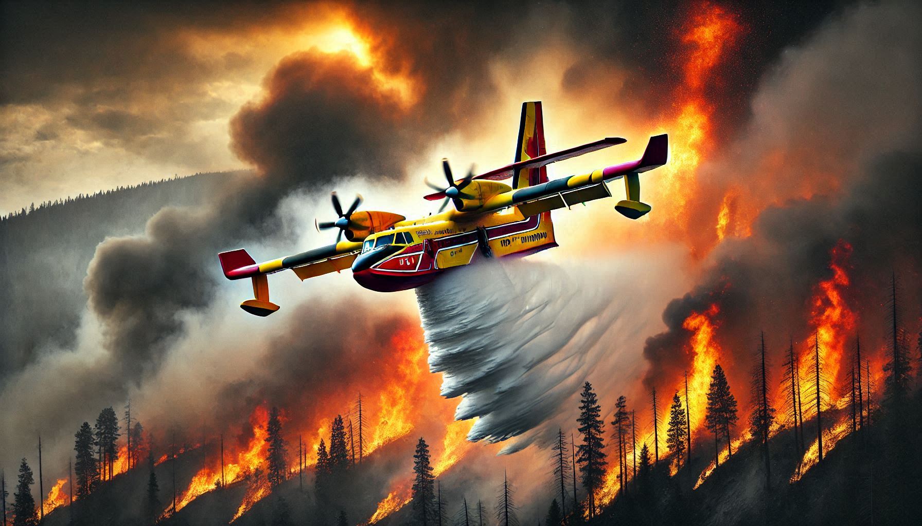 Canadair CL-215: Létající hasič, který bojuje s plameny po celém světě