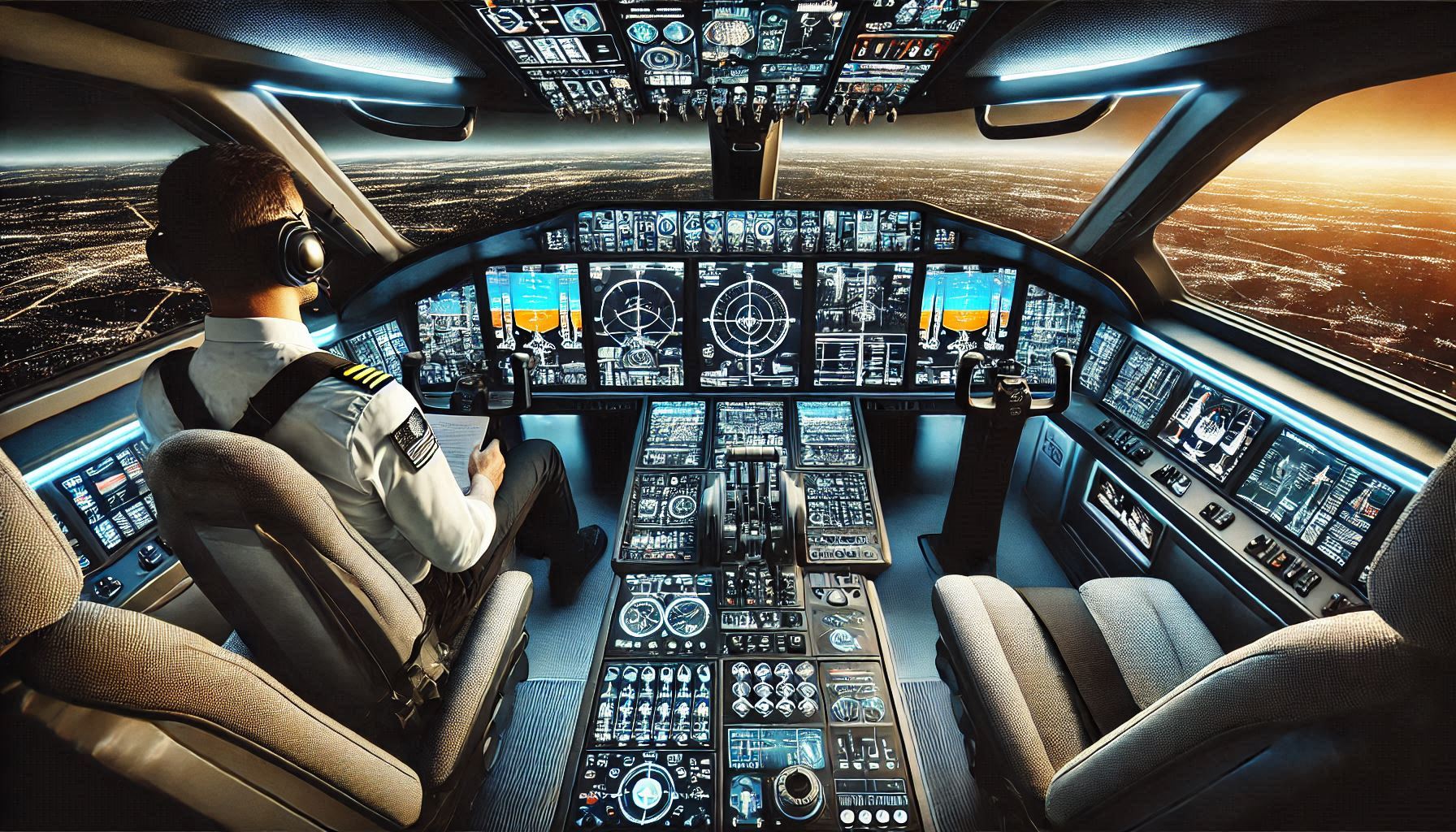 Moderní technologie v kokpitu: Jaké systémy používají piloti dopravních letadel?