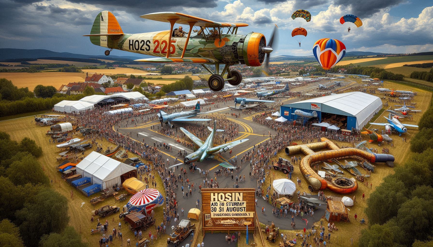 ✈️ Letecký den Hosín 2025: Největší letecká show na jihu Čech