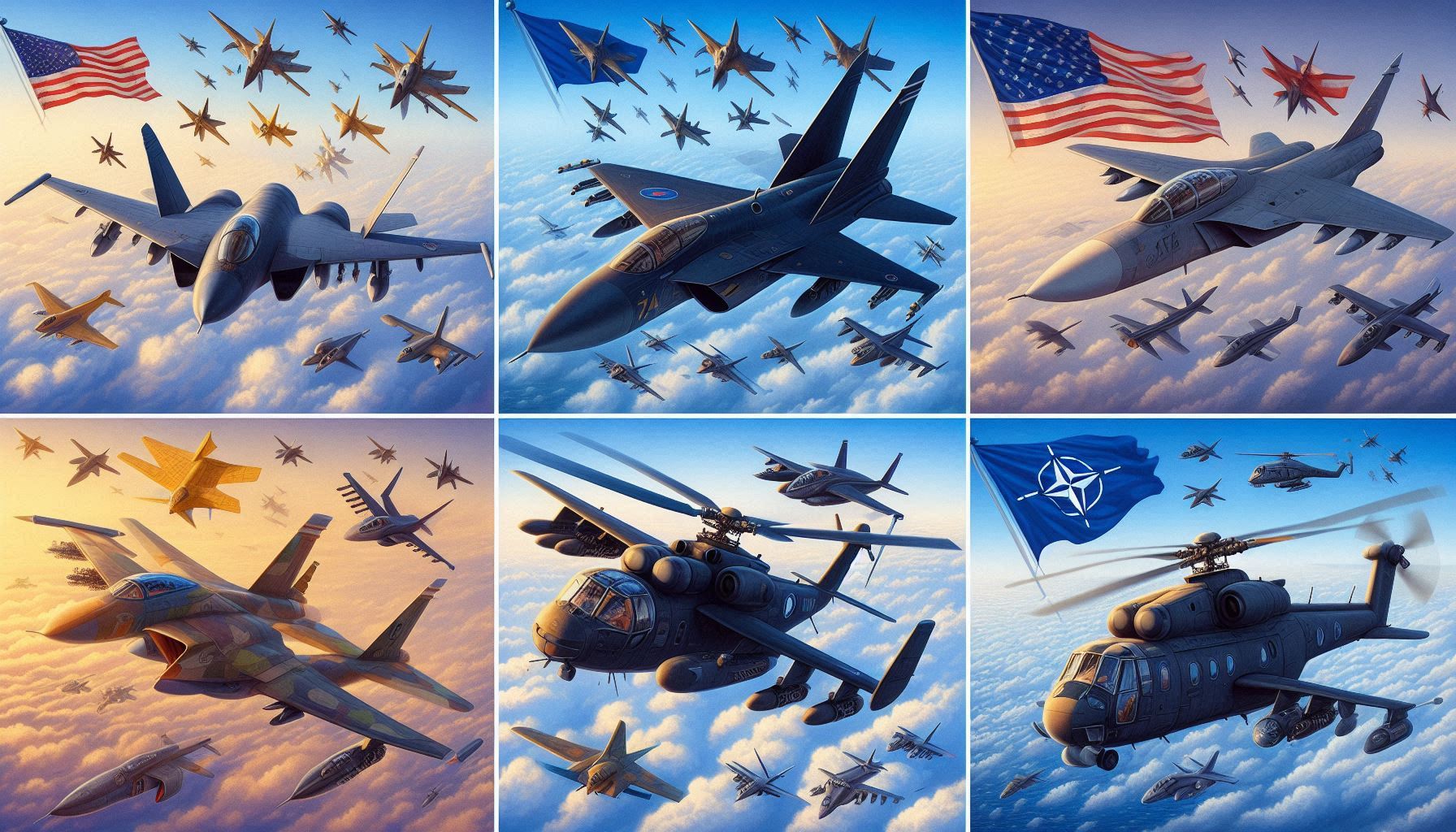 Porovnání letectva NATO a letectva Ruska: Kdo dominuje obloze?