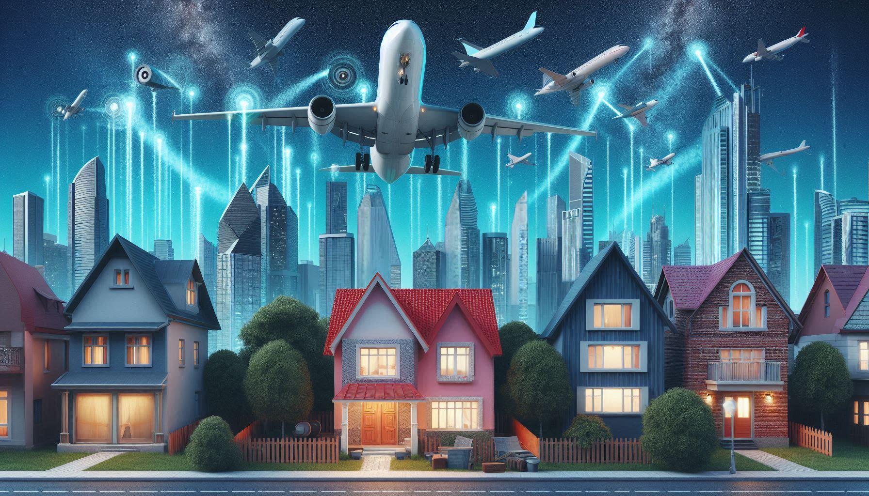 Hluk a trasy letadel: Proč letadla létají nad našimi domovy a jak se řeší hluk?