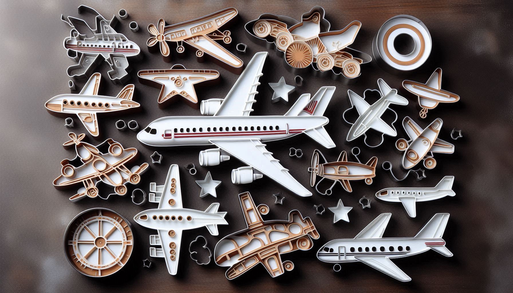 Vykrajovátka ve tvaru letadel: Největší výběr leteckých vykrajovátek na RCBlik.cz