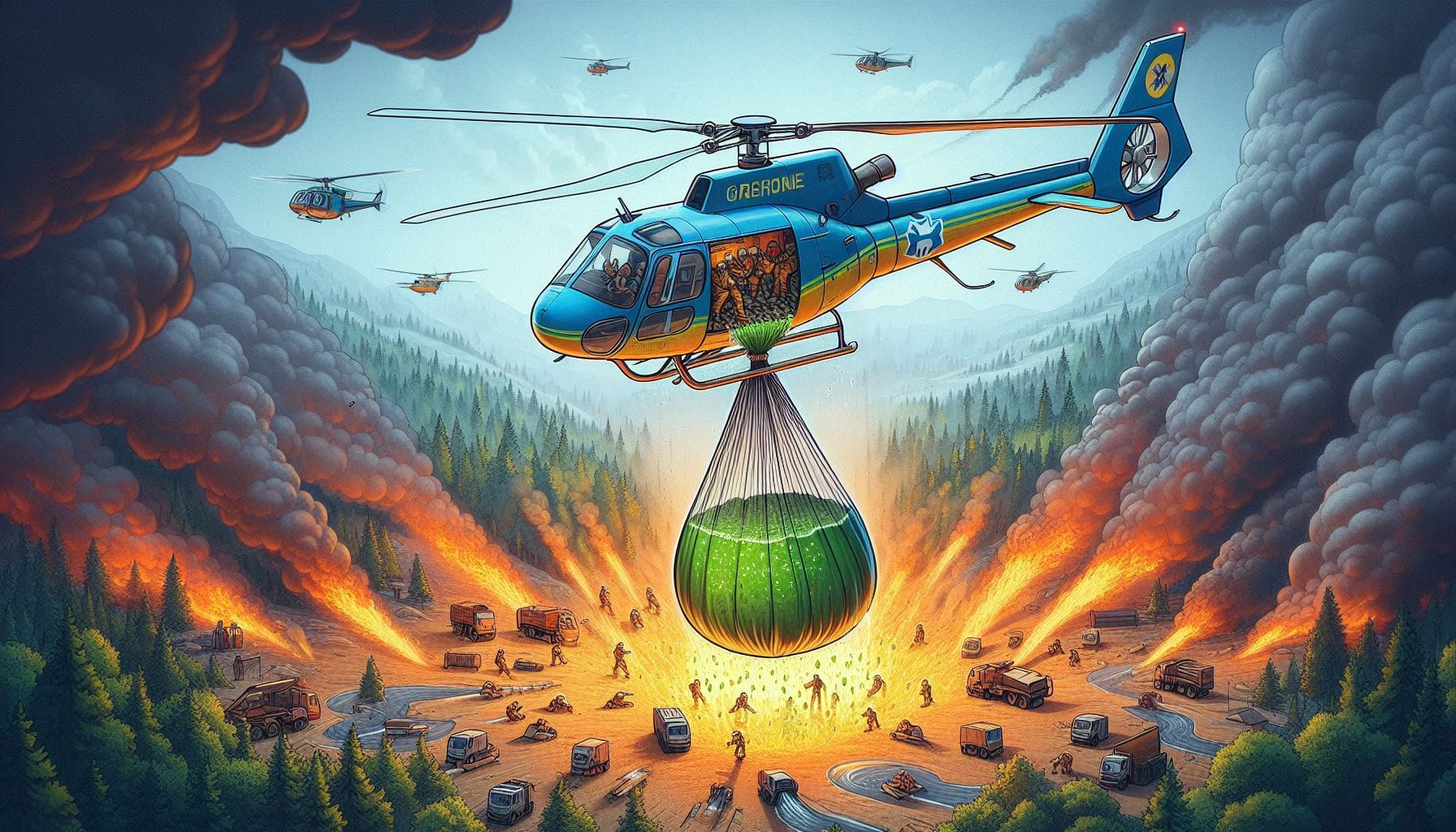 Hašení pomocí bambi vaku: Efektivní nástroj v boji proti lesním požárům