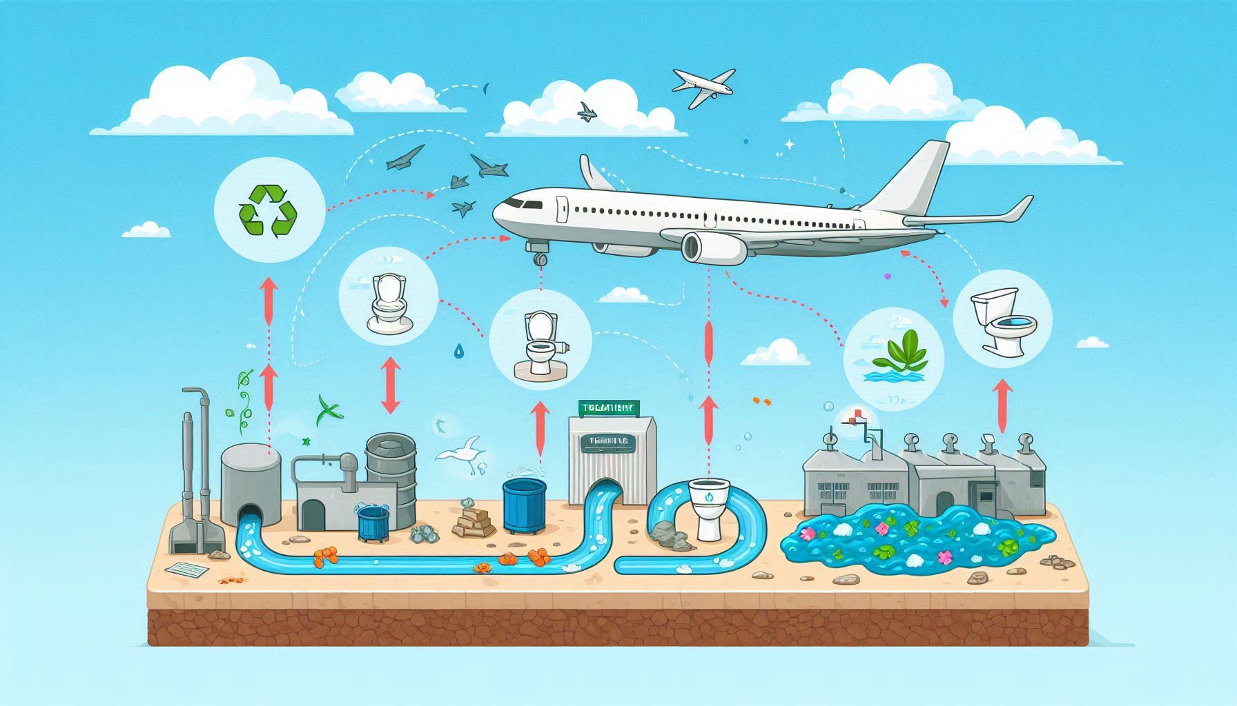 Co se stane s toaletním odpadem z letadla?