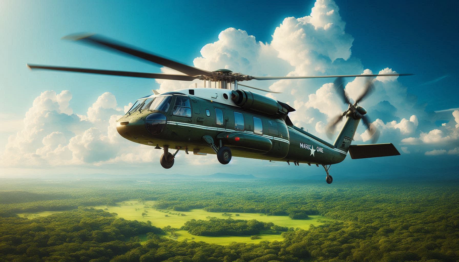 Marine One: Vrtulník amerického prezidenta, který přistává na Bílém domě