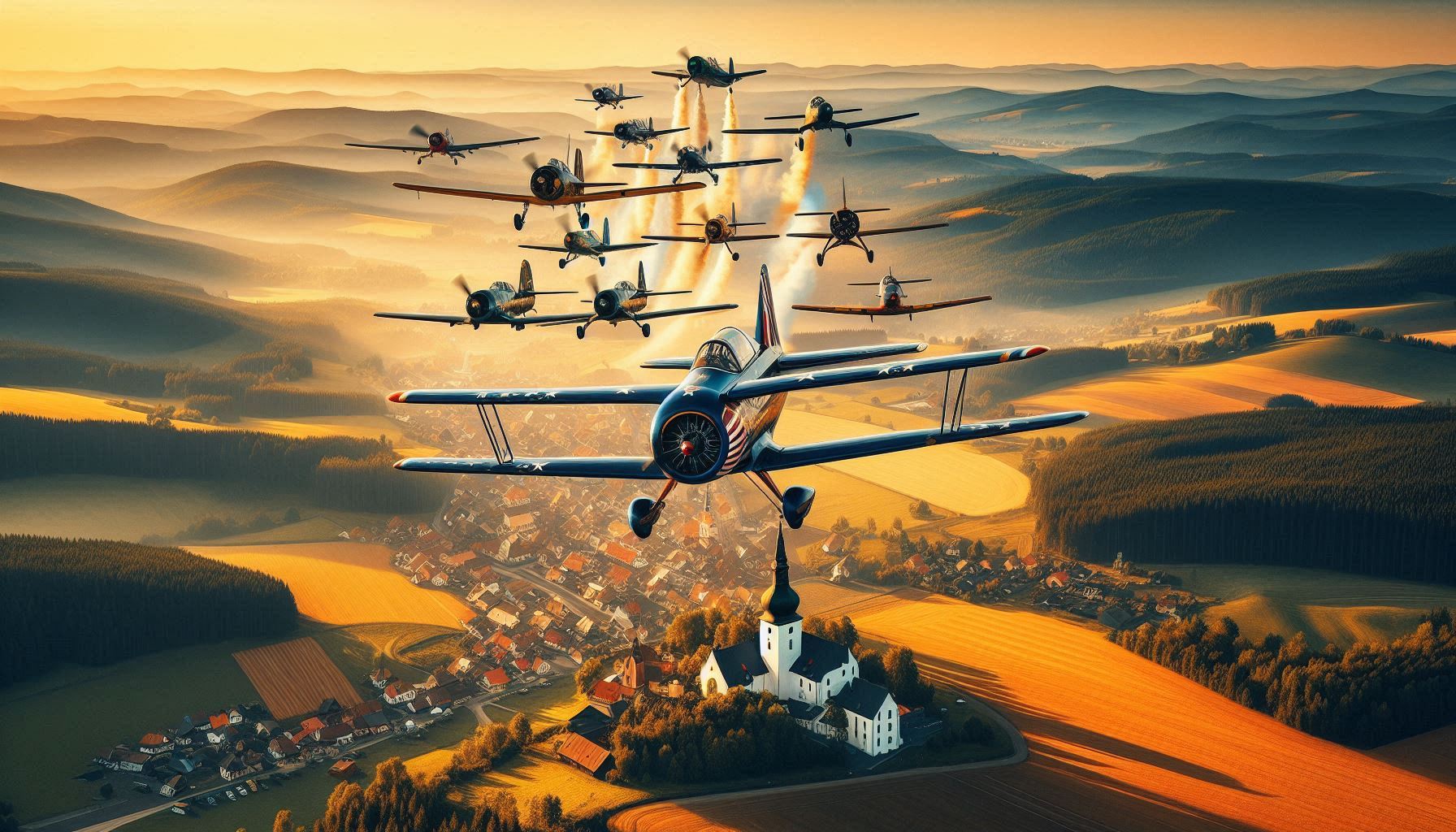 Program Aviatické pouti 2025: Kompletní přehled sobotního letového dne