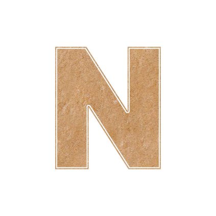 Vykrajovátko Písmeno N