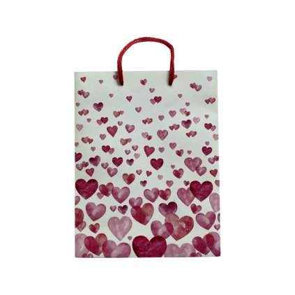 ZAM 033 Dárková taška se srdíčky 2.varianta