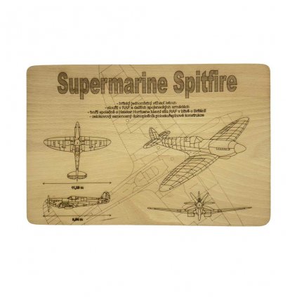 Prkénko Supermarine Spitfire