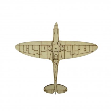 DRE 182 Magnetka Supermarine Spitfire půdorys
