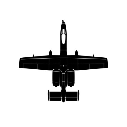 Samolepka A-10 Thunderbolt II