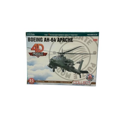 Vrtulník Boeing AH-64 Apache - 4D Puzzle