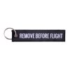 Klíčenka REMOVE BEFORE FLIGHT | Černá