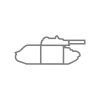 Vykrajovátko Tank T-34/76