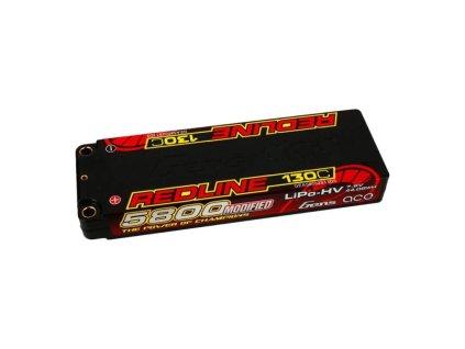 79466 1 gens ace redline series 5800mah 7 6v 130c 2s1p hardcase 56 hv ultra lcg lipo battery