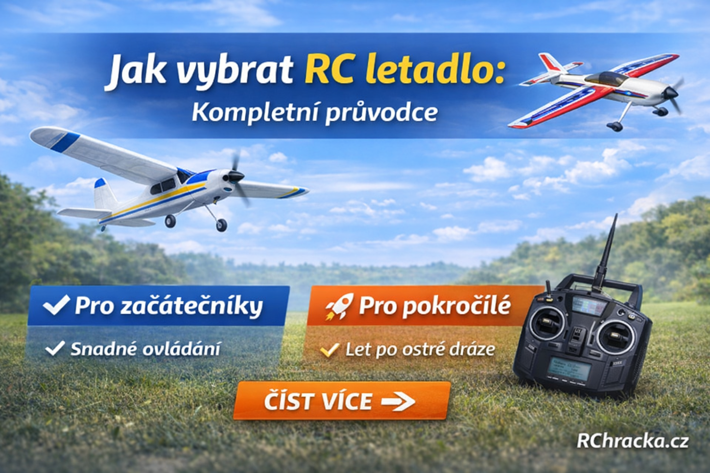 🛩️ Kompletní průvodce RC letadly: Jak vybrat, létat a vybírat správný model