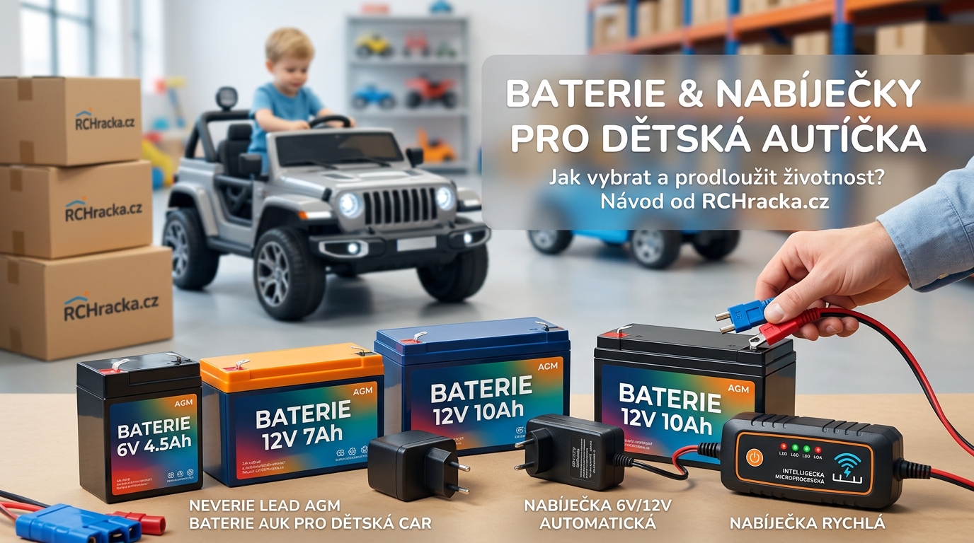 Jak vybrat a správně pečovat o baterii a nabíječku do dětského elektrického autíčka?