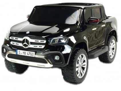 2637 27 mercedes x class 4x4 s 2 4g mp4 fm rocking horse dvoumistny lakovany cerny