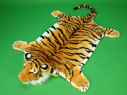 1413 plysova predlozka tygr oranzovy velikost l delka 167cm sirka 96cm