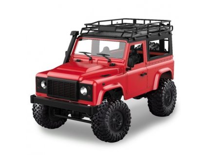 LAND ROVER Defender D90 1:12 červená