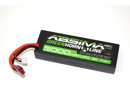 LiPo akumulátor Absima Greenhorn 7,4V / 5000mAh 50C konektor T-Dean