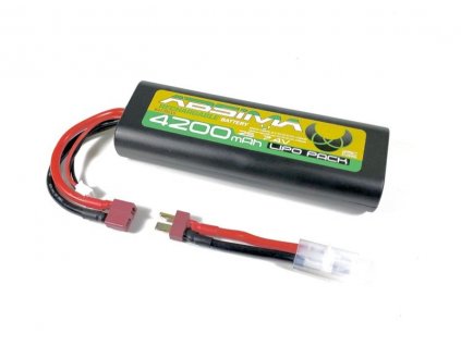 LiPo akumulátor Absima 7,4V / 4200mAh 25C oválný průřez