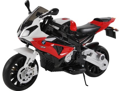 1464 2 elektricka motorka bmw s 1000rr licence superbike 12v stojan nebo pomocna kolecka cervena
