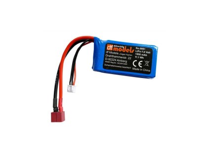DF models 6981 Akumulátor LiPo 2S T-Plug 7,4V 1500 mAh