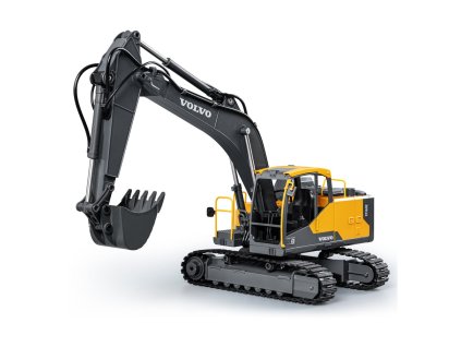 DoubleE RC bagr VOLVO EC160E 1:16 17 kanálů LED zvuky RTR sada app na programování
