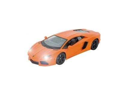 Siva RC auto Lamborghini Aventador 1:10 barva oranžová