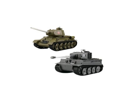 Torro RC tanky World of Tanks Tiger I + T-34/85 IR 1:30