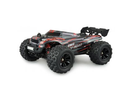 Amewi RC Hyper Go Truggy brushless 4WD 1:16 RTR, černočervená