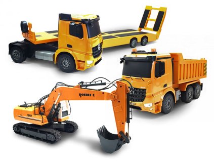 set stavebnich stroju