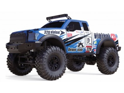 rcs 3230 amewi rc auto dirt climbing pickup race crawler 110 modry 1
