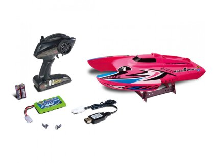 RC katamarán Race Shark FD 2,4 GHz RTR růžová