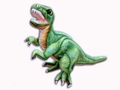 1530 plysovy stojici dinosaurus tyranosaurus rex vyska 48 cm delka 70 cm stredni