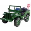 Elektrický Jeep Willys 24V 4x4 pro děti – armádní design