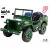 Dětské elektrické auto Jeep Willys se 3 sedačkami a pásy