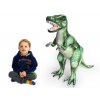 1557 plysovy stojici dinosaurus tyranosaurus rex vyska 80cm delka 128cm velky