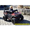 4373 28 bugina turbo rzr 4x4 s 2 4g dvoumistna 2x baterie 4x motory 35w cervena