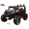 4373 61 bugina turbo rzr 4x4 s 2 4g dvoumistna 2x baterie 4x motory 35w cervena