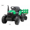 3980 traktor agricultur farm s vlekem 2 4g 24v 2x200w zeleny