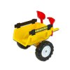 2538 3 vlek za traktor trailer stredni 2 kolovy s naradim zluty