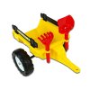 2538 7 vlek za traktor trailer stredni 2 kolovy s naradim zluty