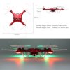SYMA X5UW - WIFI-HD kamera + barometr + super ovládání telefonem ČERVENÁ