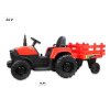 4447 2 traktor agricultur farm s vlekem 2 4g 24v 2x200w cerveny