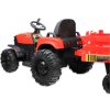 4447 6 traktor agricultur farm s vlekem 2 4g 24v 2x200w cerveny
