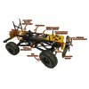 DF models RC auto DF-4J Crawler Edition 1:10 XXL červený
