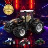 Korody RC traktor kovový 2,4 Ghz s širokými koly, LED osvětlení, zvuk